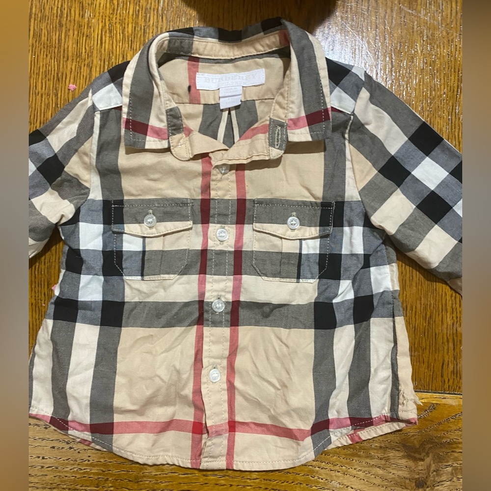 Burberry kids dress shirt